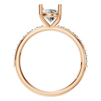 RI-2872 Rose Gold Ring SET - Top View