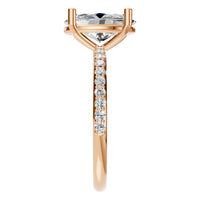 RI-2872 Rose Gold Ring SET - Side View