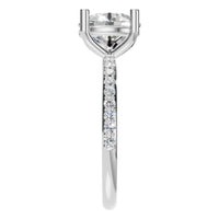 RI-2872 White Gold Ring SET - Side View