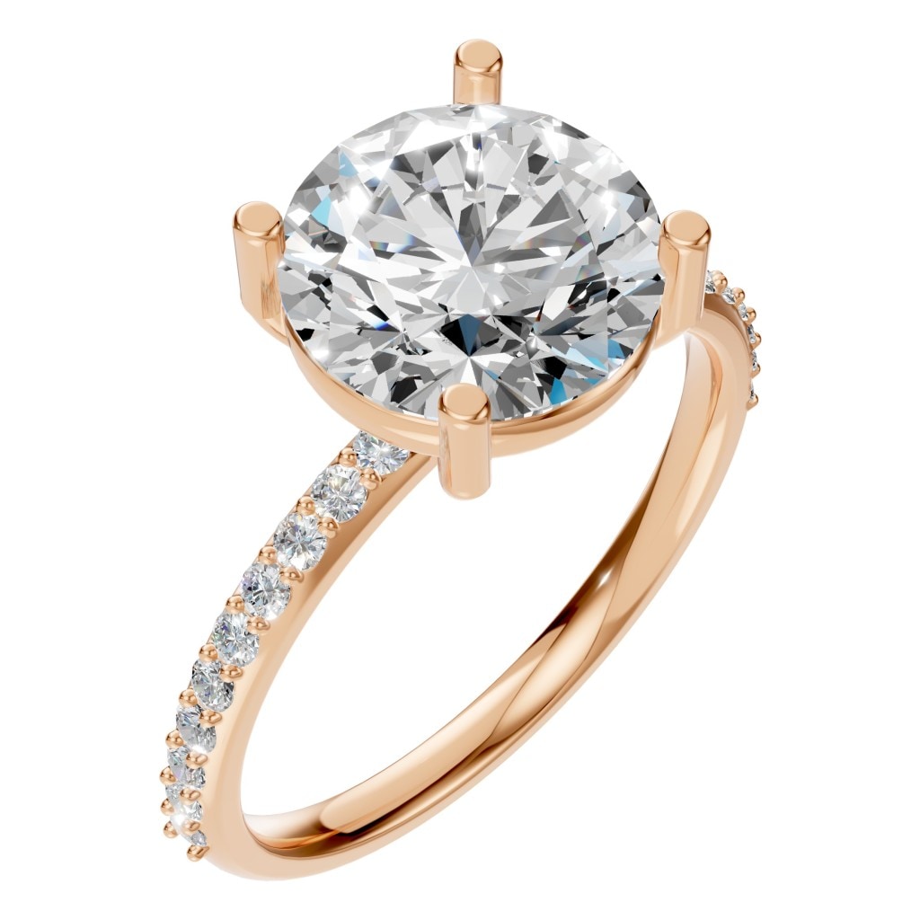 RI-2872 Rose Gold Ring SET - Main View