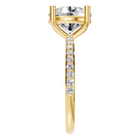 RI-2872 Yellow Gold Ring SET - Side View