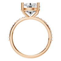 RI-2872 Rose Gold Ring SET - Top View