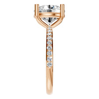 RI-2872 Rose Gold Ring SET - Side View