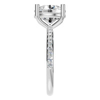 RI-2872 White Gold Ring SET - Side View