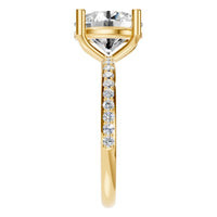 RI-2872 Yellow Gold Ring SET - Side View