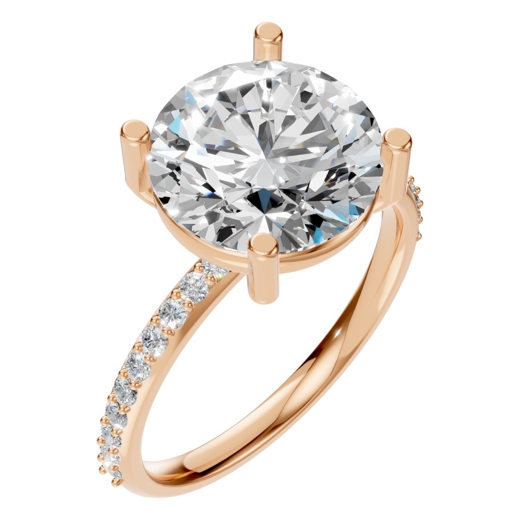 RI-2872 Rose Gold Ring SET - Main View