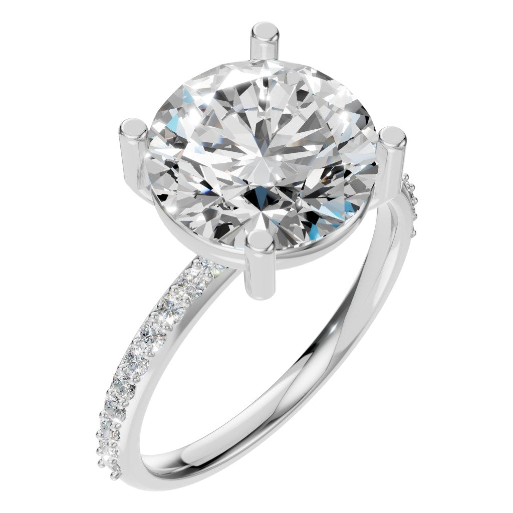 RI-2872 White Gold Ring SET - Main View