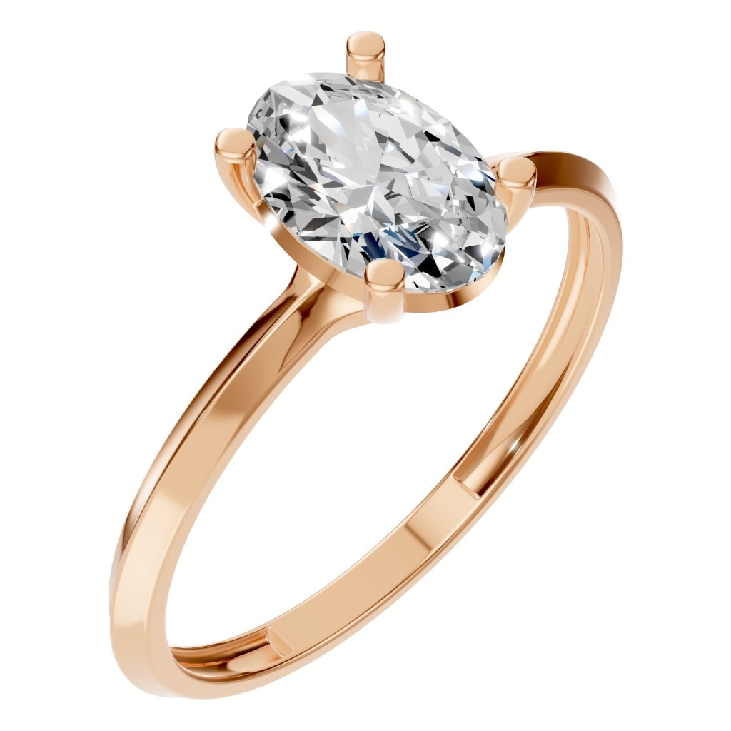 RI-2940 Rose Gold Ring SET - Main View