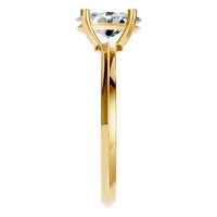 RI-2940 Yellow Gold Ring SET - Side View