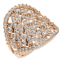 RI-2967 Rose Gold Ring SET - Main View