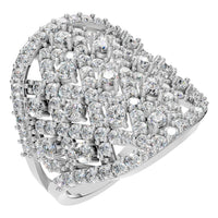 RI-2967 White Gold Ring SET - Main View