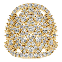 RI-2967 Yellow Gold Ring SET - Front View