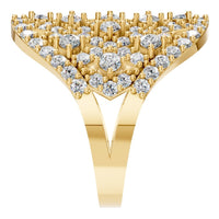 RI-2967 Yellow Gold Ring SET - Side View