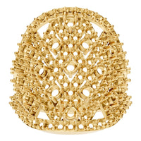 RI-2967 Yellow Gold Ring UNSET - Front View