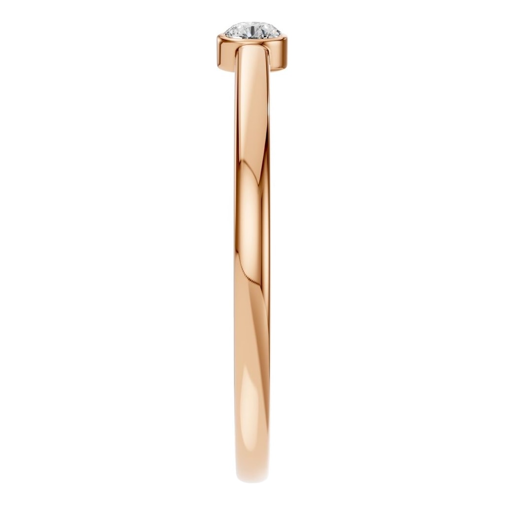 RI-2970 Rose Gold Ring SET - Side View