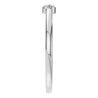 RI-2970 White Gold Ring SET - Side View