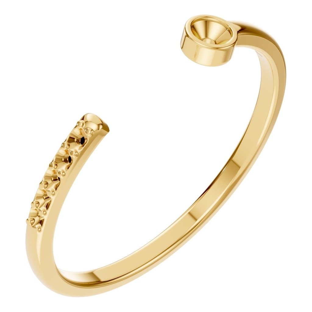 RI-2970 Yellow Gold Ring UNSET - Main View