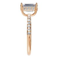 RI-3019 Rose Gold Ring SET - Side View