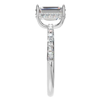 RI-3019 White Gold Ring SET - Side View