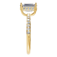 RI-3019 Yellow Gold Ring SET - Side View
