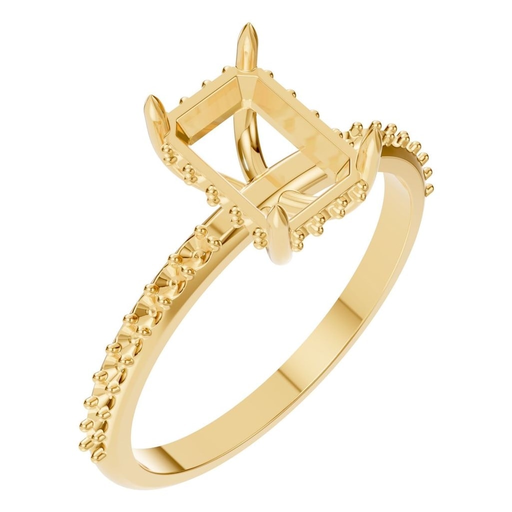 RI-3019 Yellow Gold Ring UNSET - Main View