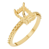 RI-3019 Yellow Gold Ring UNSET - Main View