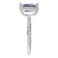 RI-3019 White Gold Ring SET - Side View