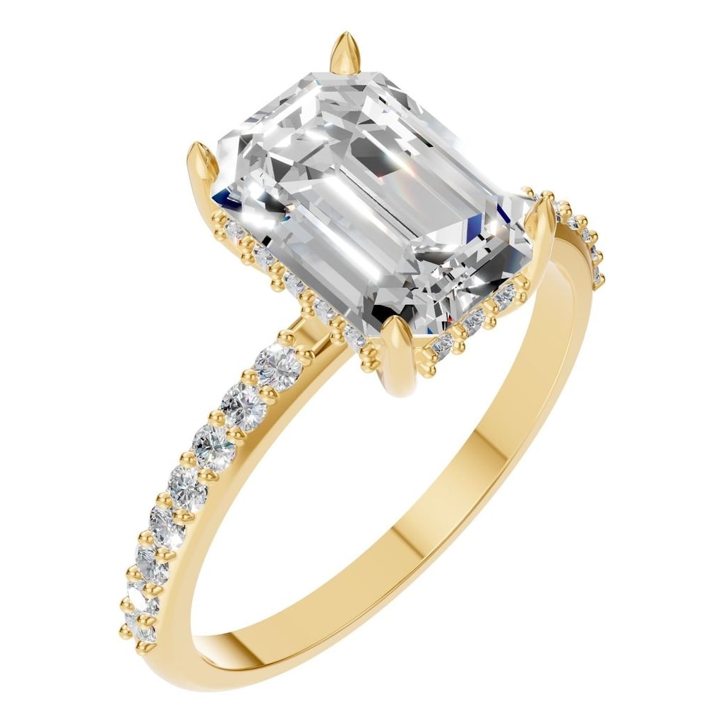 RI-3019 Yellow Gold Ring SET - Main View