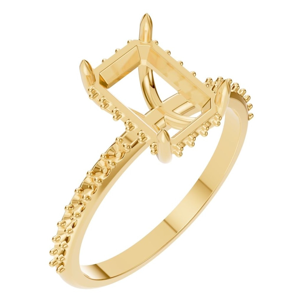 RI-3019 Yellow Gold Ring UNSET - Main View