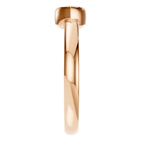 RI-3049 Rose Gold Ring SET - Side View