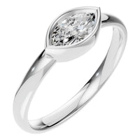 RI-3049 White Gold Ring SET - Main View