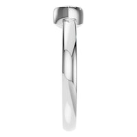 RI-3049 White Gold Ring SET - Side View