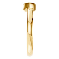 RI-3049 Yellow Gold Ring SET - Side View