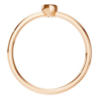 RI-3049 Rose Gold Ring SET - Top View