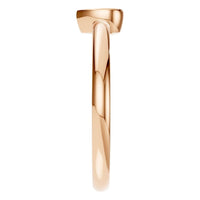RI-3049 Rose Gold Ring SET - Side View