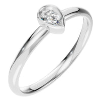 RI-3049 White Gold Ring SET - Main View