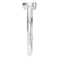 RI-3049 White Gold Ring SET - Side View