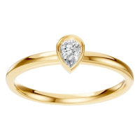 RI-3049 Yellow Gold Ring SET - Front View