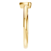 RI-3049 Yellow Gold Ring SET - Side View