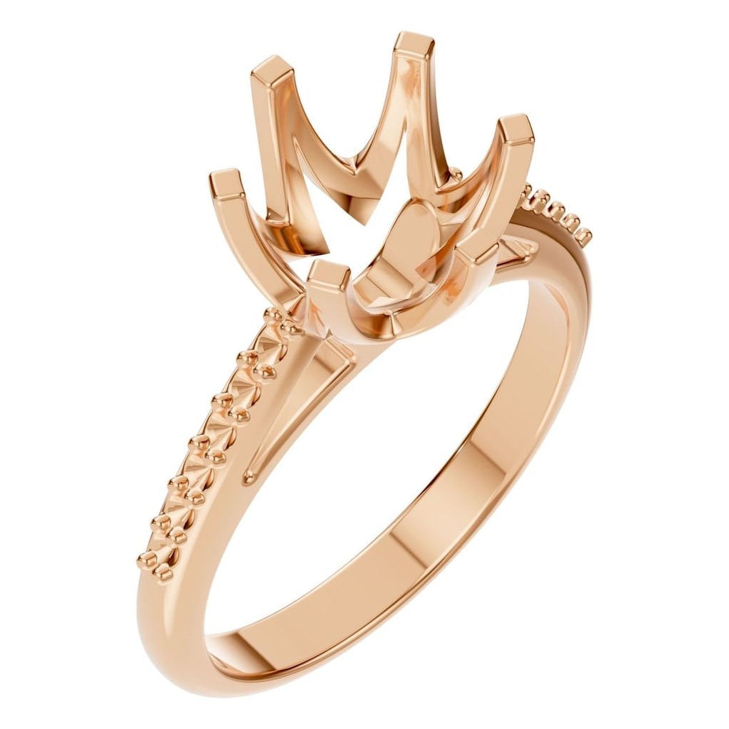 RI-3059 Rose Gold Ring UNSET - Main View
