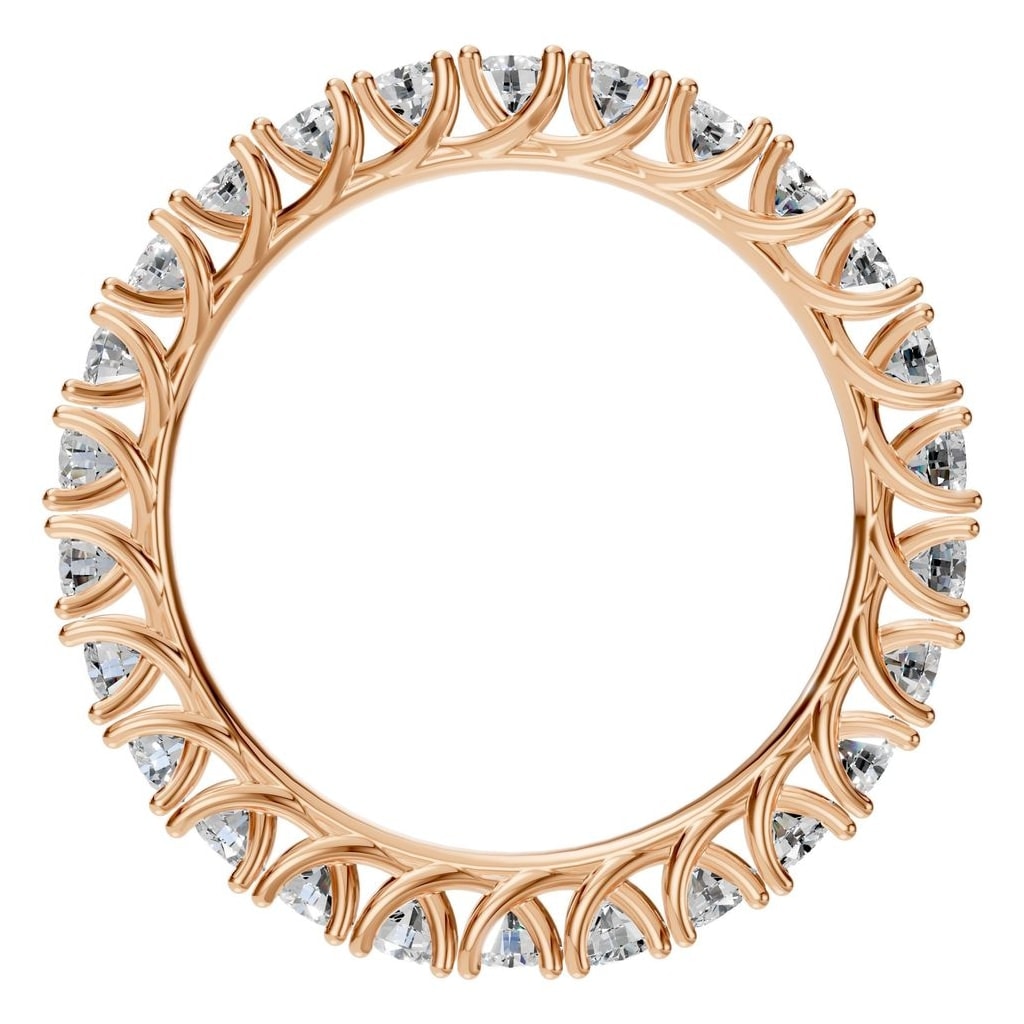 RI-3152 Rose Gold Ring SET - Top View