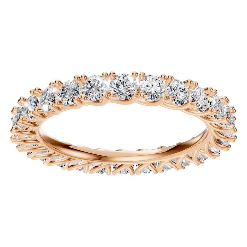 RI-3152 Rose Gold Ring SET - Front View