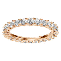 RI-3152 Rose Gold Ring SET - Front View