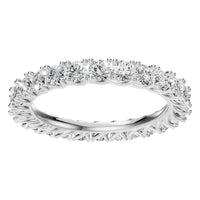 RI-3152 White Gold Ring SET - Front View