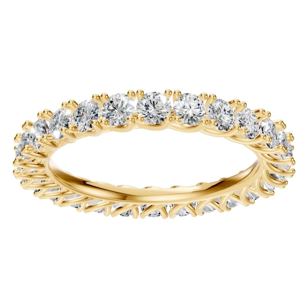 RI-3152 Yellow Gold Ring SET - Front View