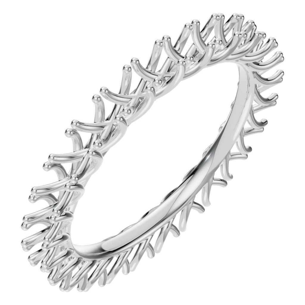 RI-3152 White Gold Ring UNSET - Main View