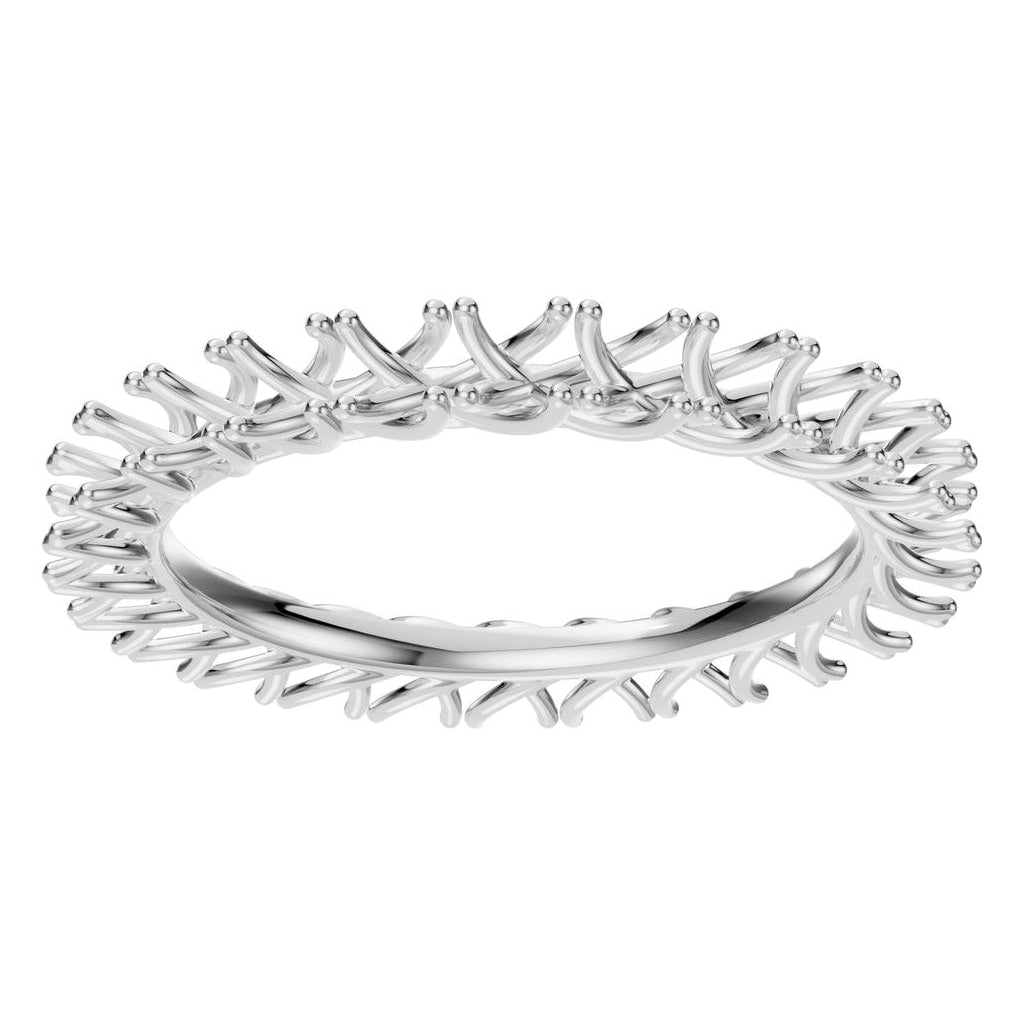 RI-3152 White Gold Ring UNSET - Front View