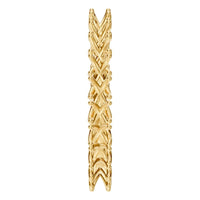 RI-3152 Yellow Gold Ring UNSET - Side View