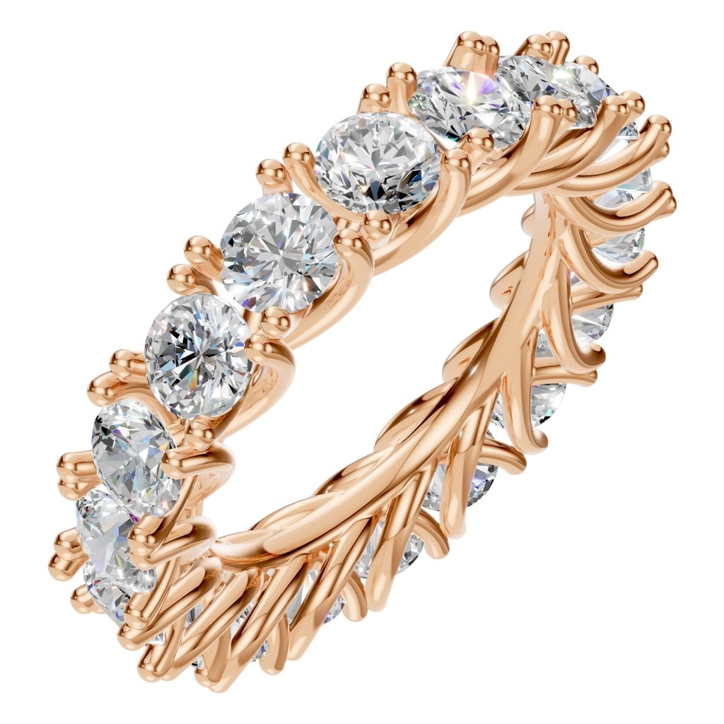 RI-3152 Rose Gold Ring SET - Main View