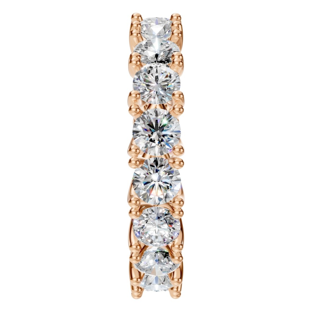 RI-3152 Rose Gold Ring SET - Side View